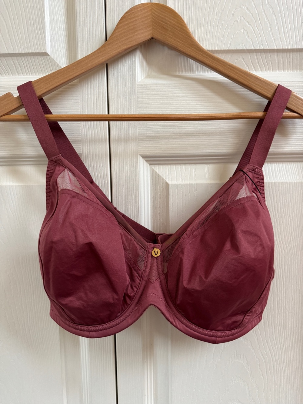 Understance Demi-Unpadded Women’s Bra in Deep Crimson 36DDD NWT
